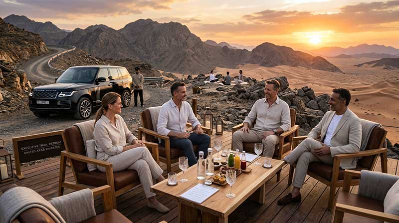 Corporate outdoor adventure experience in the UAE