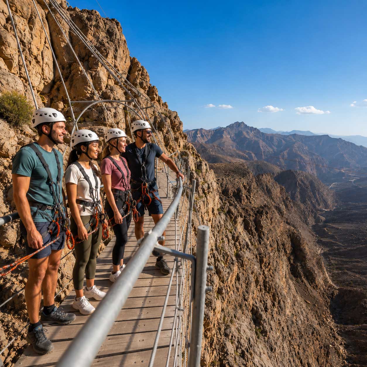 Jebel Eldora private trail adventure route in the UAE